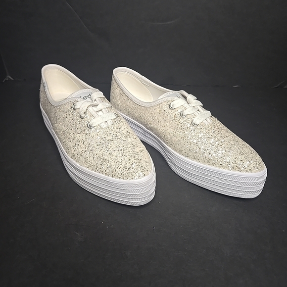 Keds Sparkling Cream Women's Sneakers - Picture 8 of 8